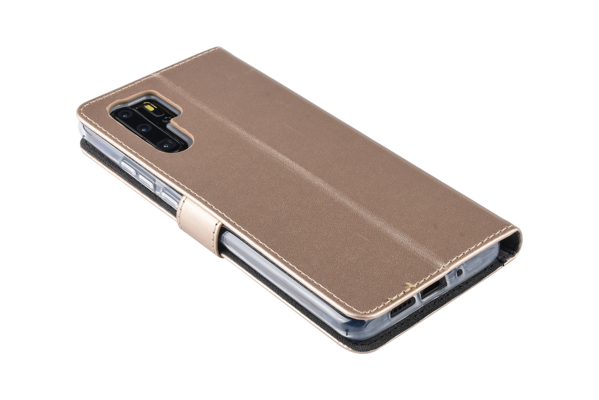 Goud hoesje Huawei P30 Pro Book Case - Pasjeshouder - Magneetsluiting, foto 3 van 6