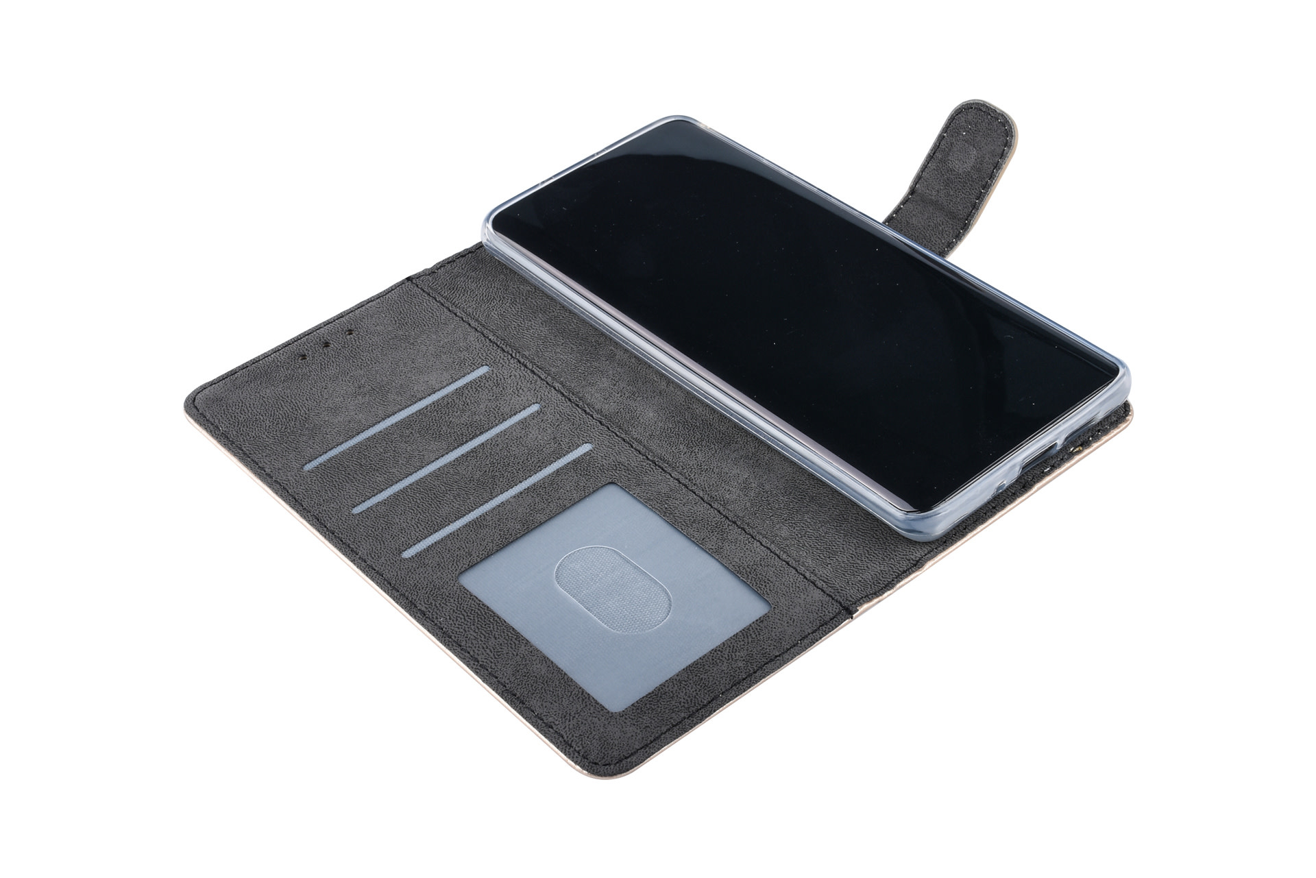 Goud hoesje Huawei P30 Pro Book Case - Pasjeshouder - Magneetsluiting, foto 5 van 6