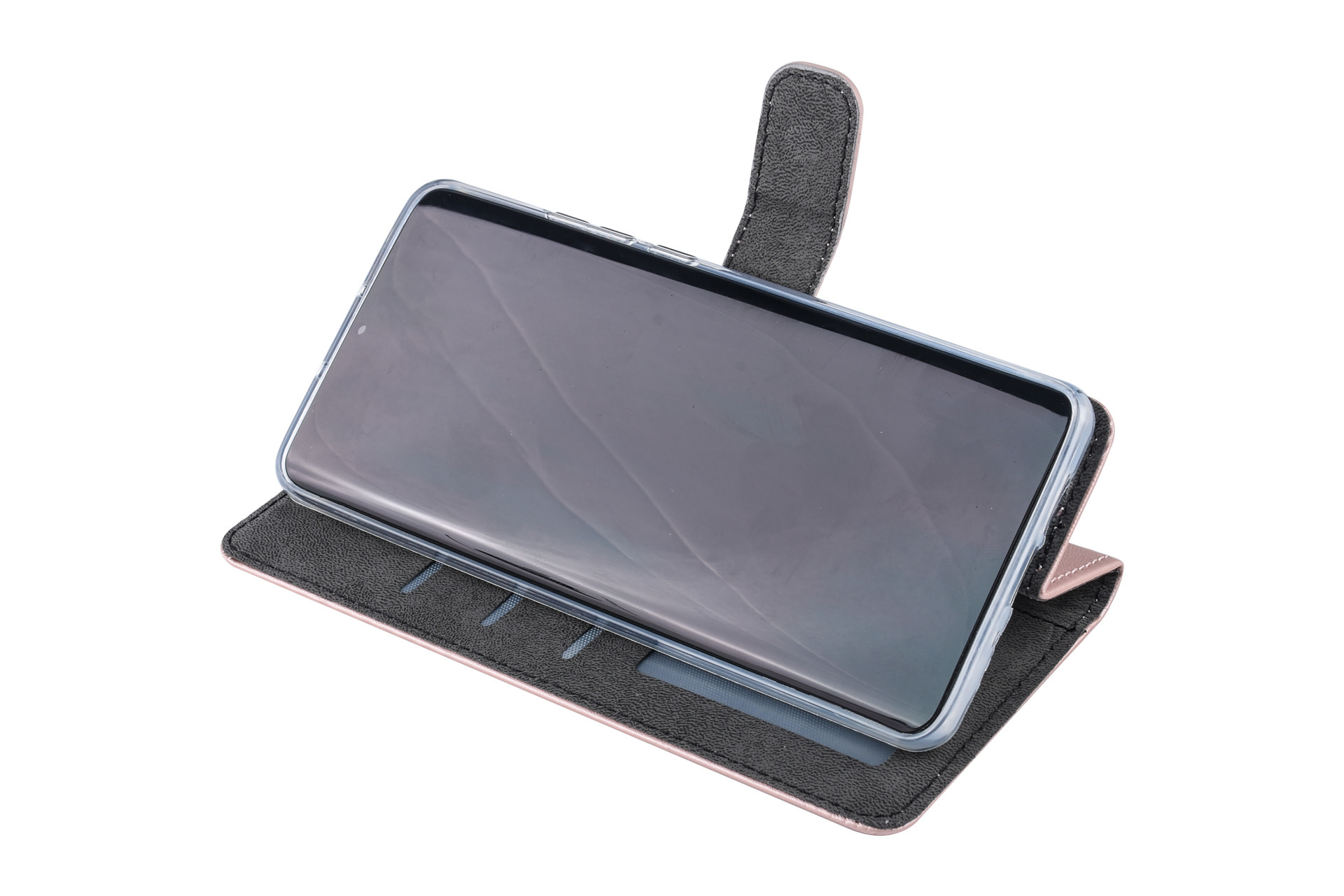 RoseGold hoesje Huawei P30 Pro Book Case - Pasjeshouder - Magneetsluiting, foto 6 van 6