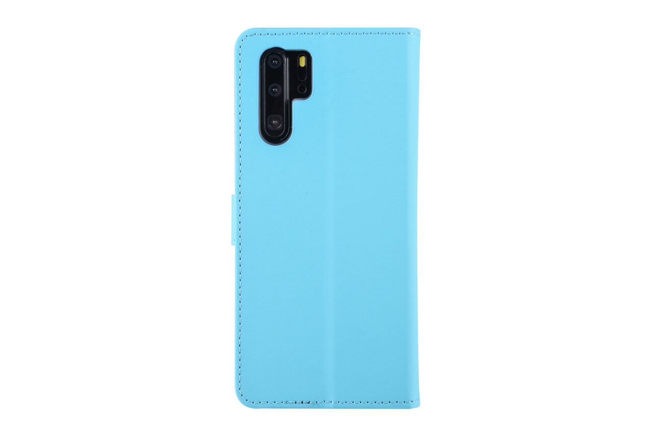 Huawei P30 Pro Titulaire de la carte Bleu Book type housse - Fermeture magnétique Huawei P30 Pro Titulaire de la carte Bleu Book type housse - Fermeture magnétique