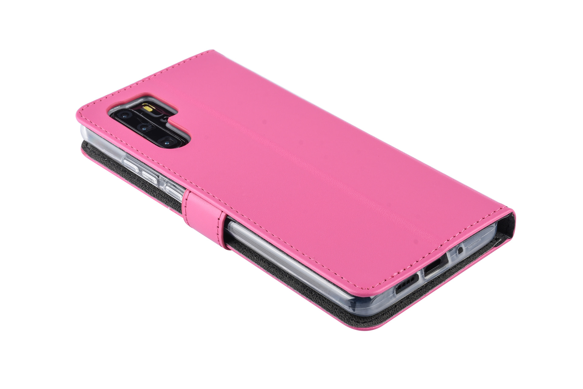 Felroze hoesje Huawei P30 Pro Book Case - Pasjeshouder - Magneetsluiting, foto 3 van 6