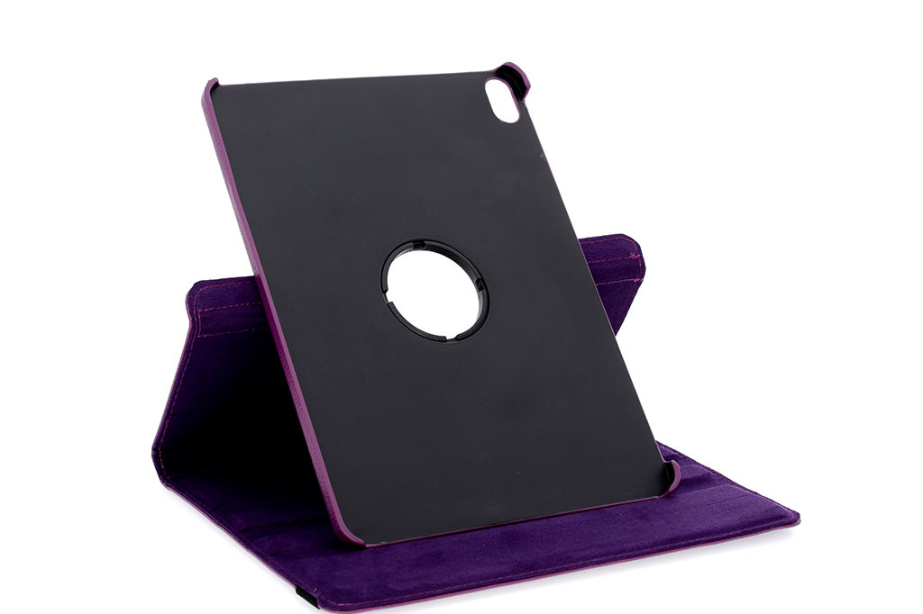 Apple iPad Pro 11 (2018) Paars 360 graden draaibare hoes - Book Case Tablethoes, foto 5 van 6