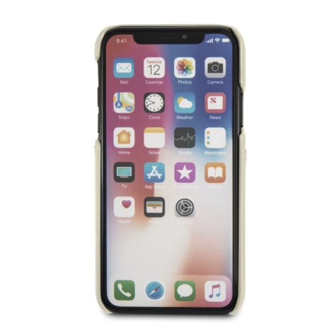 BMW BMW backcover voor Apple iPhone X-Xs - Taupe BMW BMW backcover voor Apple iPhone X-Xs - Taupe