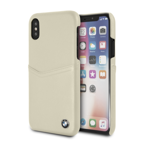 BMW BMW backcover voor Apple iPhone X-Xs - Taupe BMW BMW backcover voor Apple iPhone X-Xs - Taupe