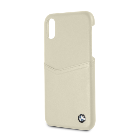 BMW BMW backcover voor Apple iPhone X-Xs - Taupe BMW BMW backcover voor Apple iPhone X-Xs - Taupe