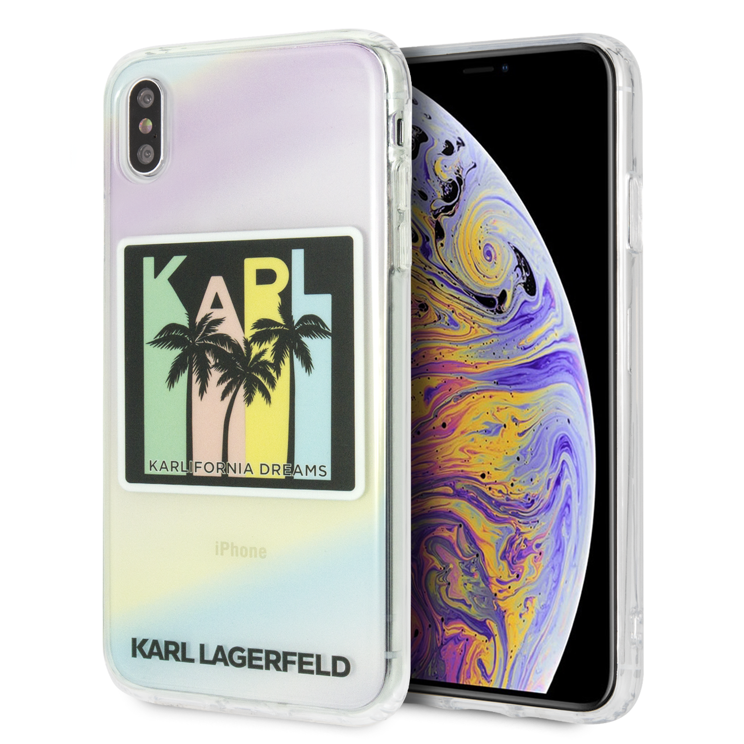 Karl Lagerfeld Karl Lagerfeld backcover voor Apple iPhone Xs Max - Print