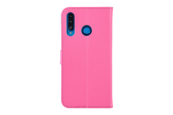 Huawei P30 Lite Kartenhalter Pink Book-Case hul -Magnetverschluss - Kunststof;TPU Huawei P30 Lite Kartenhalter Pink Book-Case hul -Magnetverschluss - Kunststof;TPU