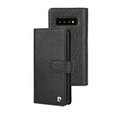 Pierre Cardin Pierre Cardin Zwart hoesje Galaxy S10 Plus - Book Case - Stijlvol - Leer - Luxe cover Pierre Cardin Pierre Cardin Zwart hoesje Galaxy S10 Plus - Book Case - Stijlvol - Leer - Luxe cover