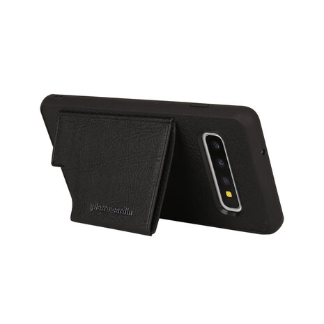 Pierre Cardin Pierre Cardin Back Cover for Galaxy S10 - Black Pierre Cardin Pierre Cardin Back Cover for Galaxy S10 - Black