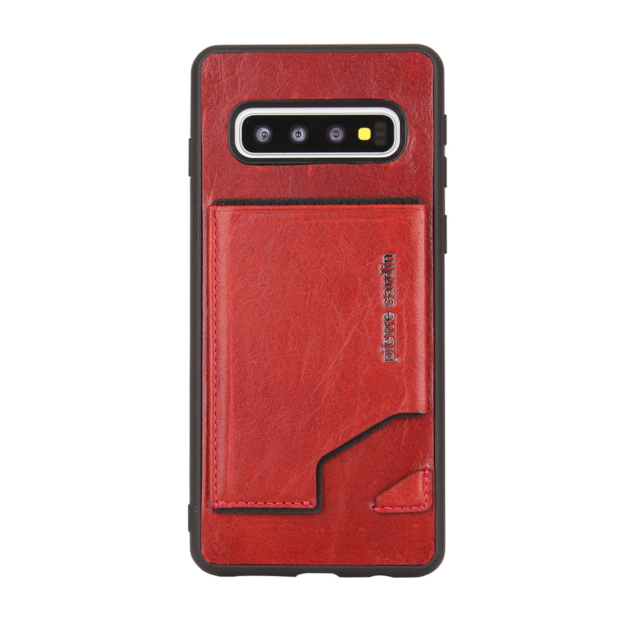 Pierre Cardin Pierre Cardin Backcover voor Samsung Galaxy S10 - Rood, foto 2 van 3