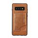 Pierre Cardin Pierre Cardin Coque pour Galaxy S10 Plus - Marron Pierre Cardin Pierre Cardin Coque pour Galaxy S10 Plus - Marron