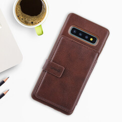 Coque pour Galaxy S10 - Marron