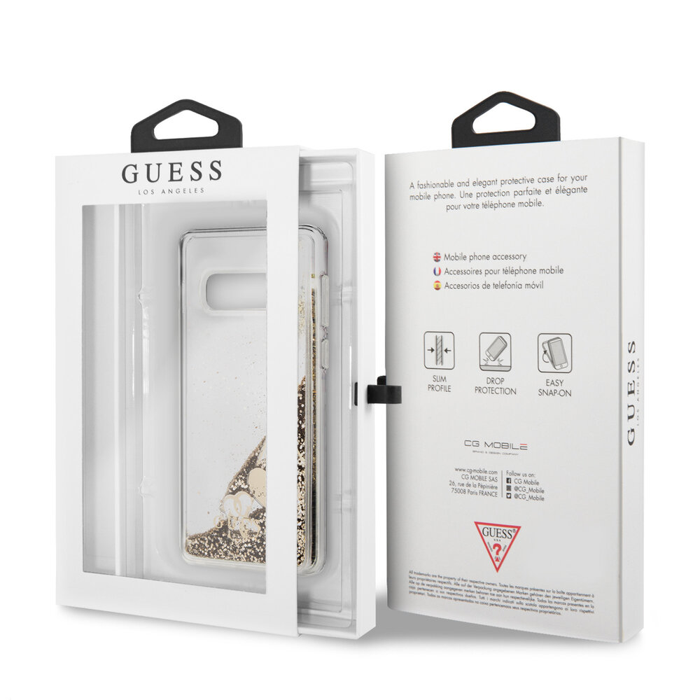 Guess Guess backcover voor de Samsung Galaxy S10e - Goud Guess Guess backcover voor de Samsung Galaxy S10e - Goud
