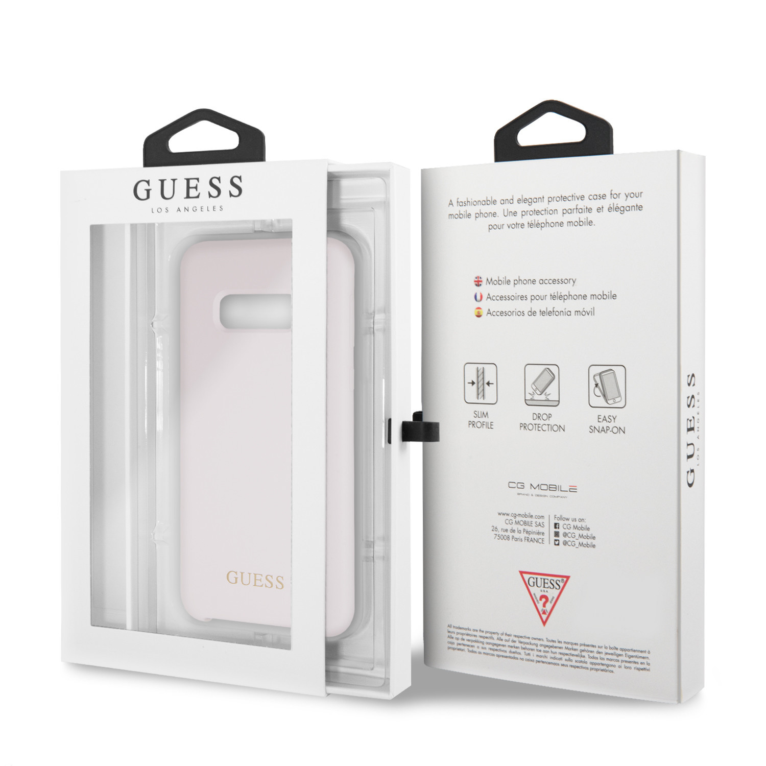 Guess Guess backcover voor Samsung Galaxy S10e - Roze, foto 5 van 6