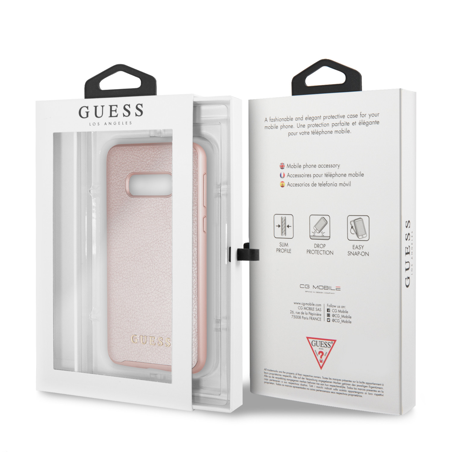 Guess Guess backcover voor Samsung Galaxy S10e - Rozegoud, foto 5 van 6