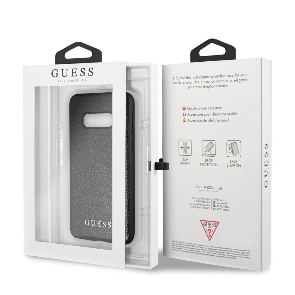 Guess Guess backcover voor Samsung Galaxy S10e - Zwart Guess Guess backcover voor Samsung Galaxy S10e - Zwart
