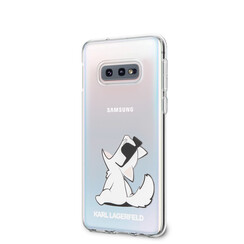 Karl Lagerfeld Back-Cover für Galaxy S10e - Transparent