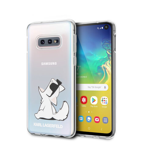 Karl Lagerfeld Karl Lagerfeld back cover for Galaxy S10e - Transparent Karl Lagerfeld Karl Lagerfeld back cover for Galaxy S10e - Transparent