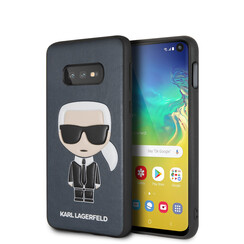 Karl Lagerfeld Coque pour Galaxy S10e - Bleu