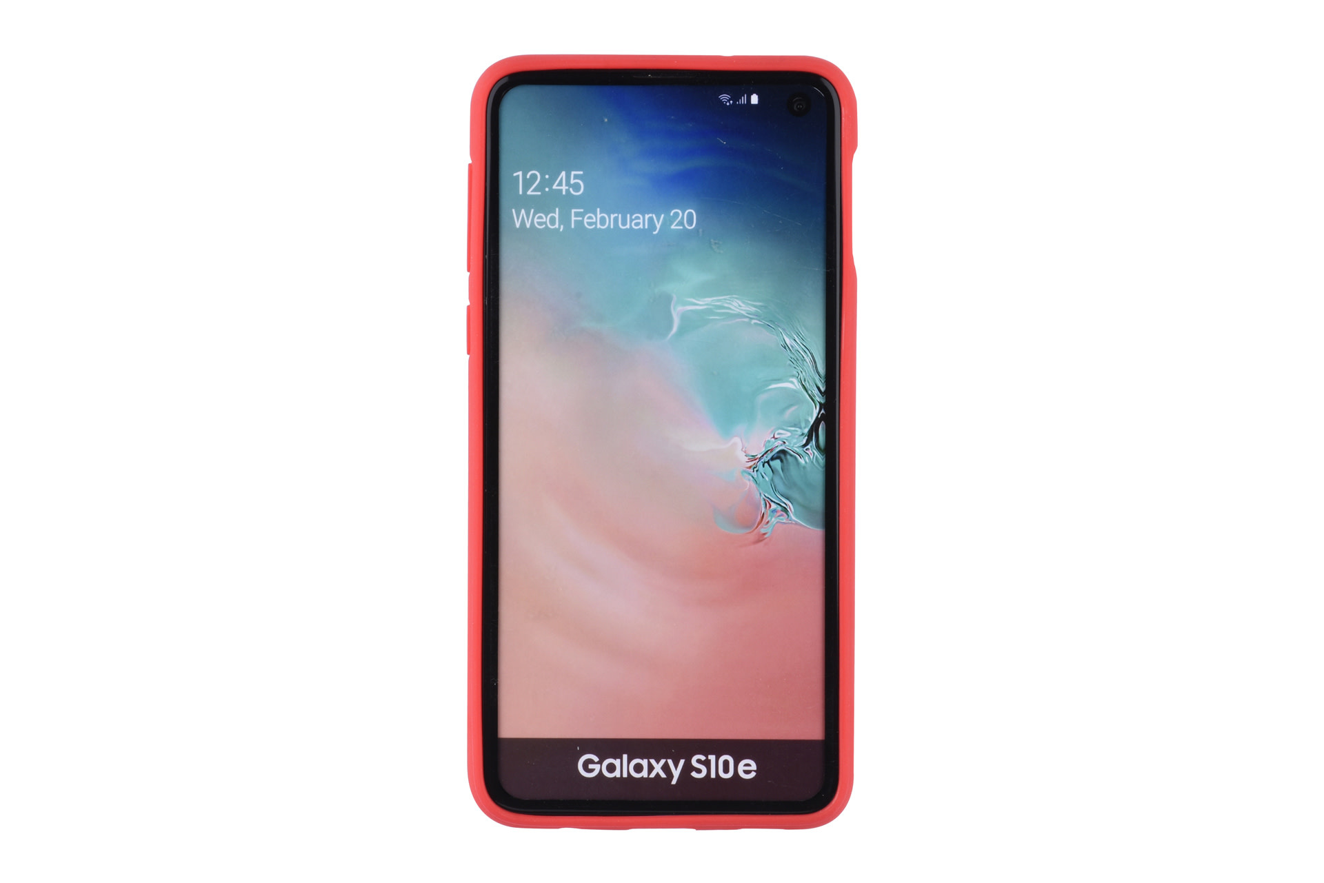 UNIQ Accessory UNIQ Accessory Galaxy S10e Kunstleer Backcover hoesje - Rood, foto 3 van 6
