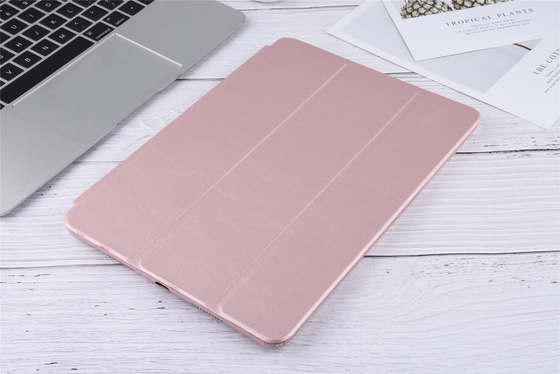 Apple iPad Air 3 Rose Gold Smart Case - Book Case Tablethoes, foto 2 van 6