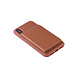 UNIQ Accessory UNIQ Accessory iPhone X Kunstleer Backcover hoesje - Bruin UNIQ Accessory UNIQ Accessory iPhone X Kunstleer Backcover hoesje - Bruin