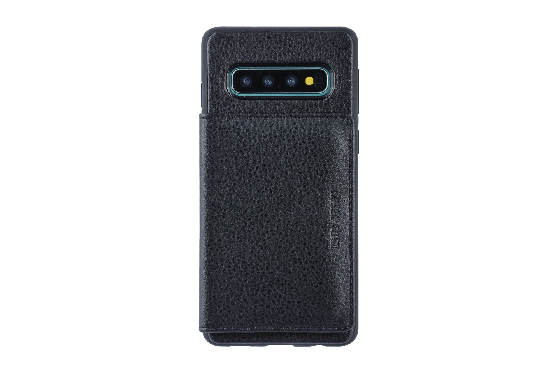 UNIQ Accessory UNIQ Accessory Galaxy S10 Plus Kunstleer Backcover hoesje - Zwart, foto 2 van 6
