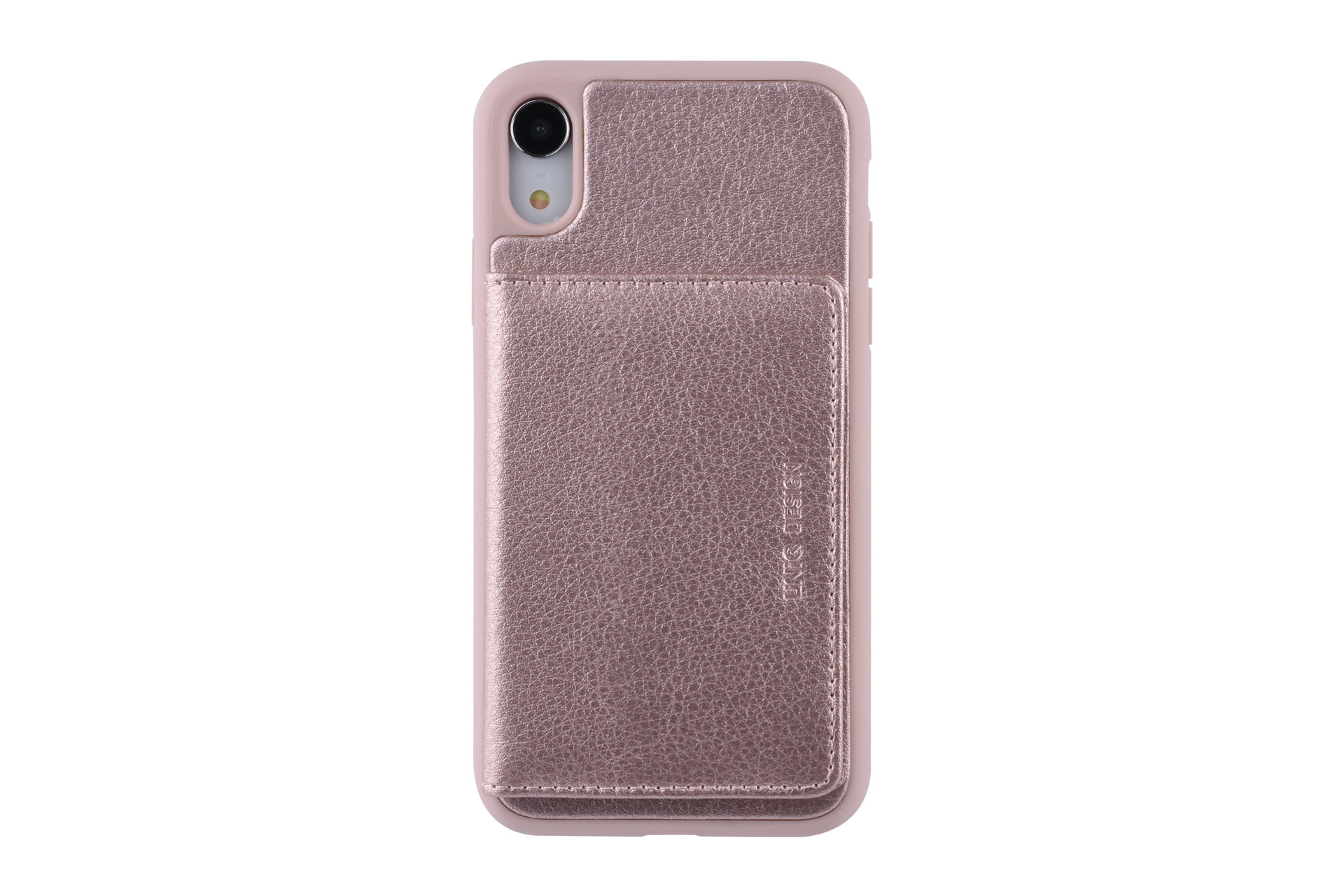 UNIQ Accessory UNIQ Accessory iPhone XR Kunstleer Backcover hoesje - Roze, foto 5 van 6