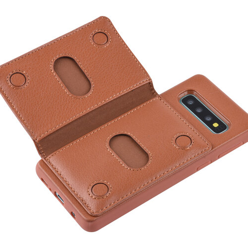 UNIQ Accessory Back Cover for Galaxy S10 - Brown