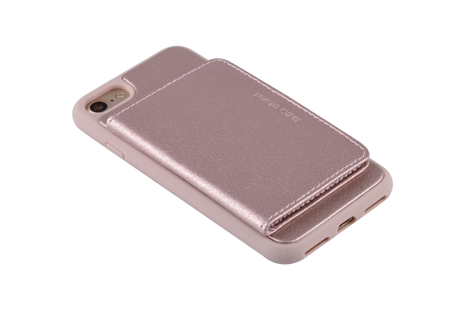 UNIQ Accessory UNIQ Accessory iPhone 7-8 Kunstleer Backcover hoesje - Roze, foto 4 van 6