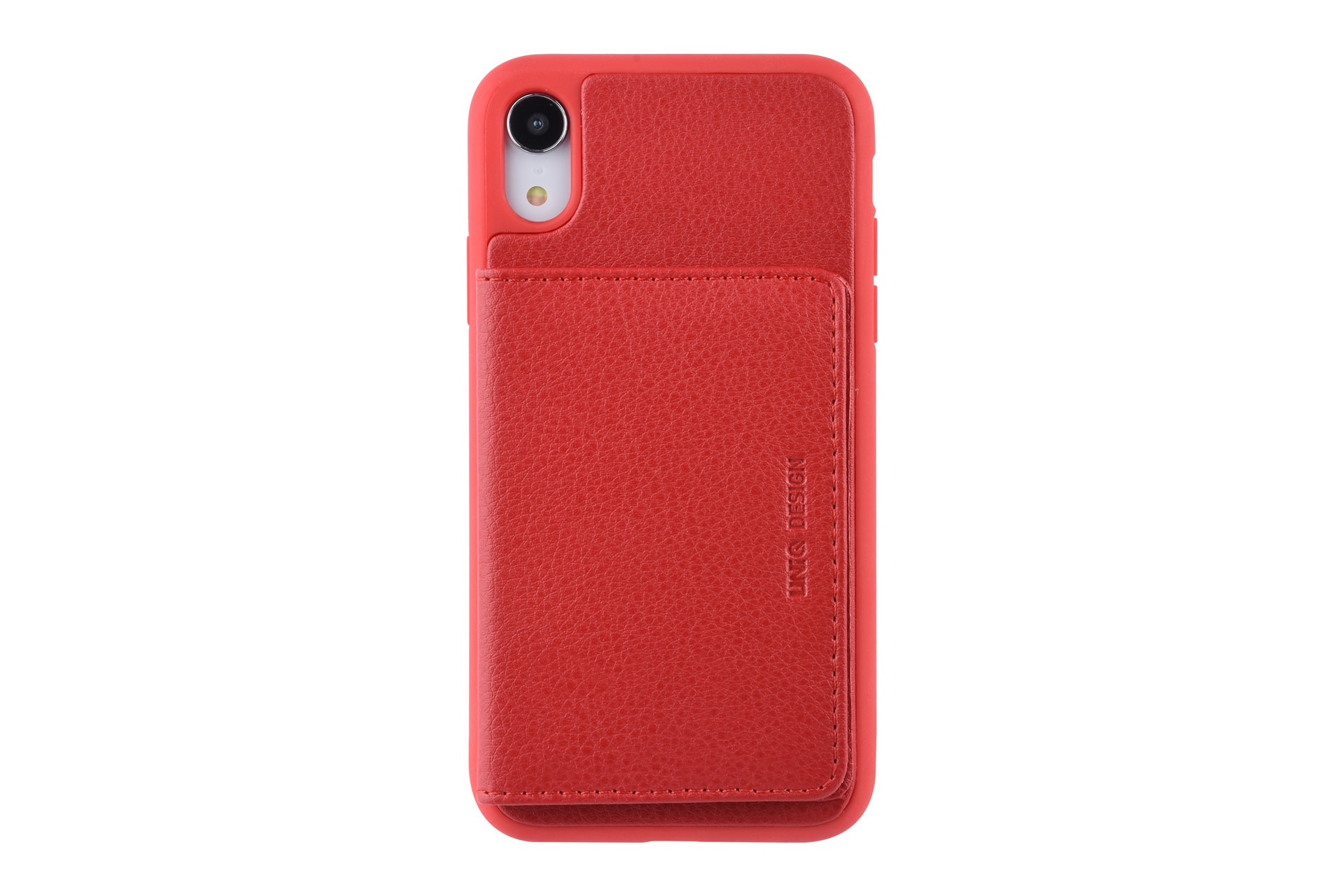 UNIQ Accessory UNIQ Accessory iPhone XR Kunstleer Backcover hoesje - Rood, foto 6 van 6