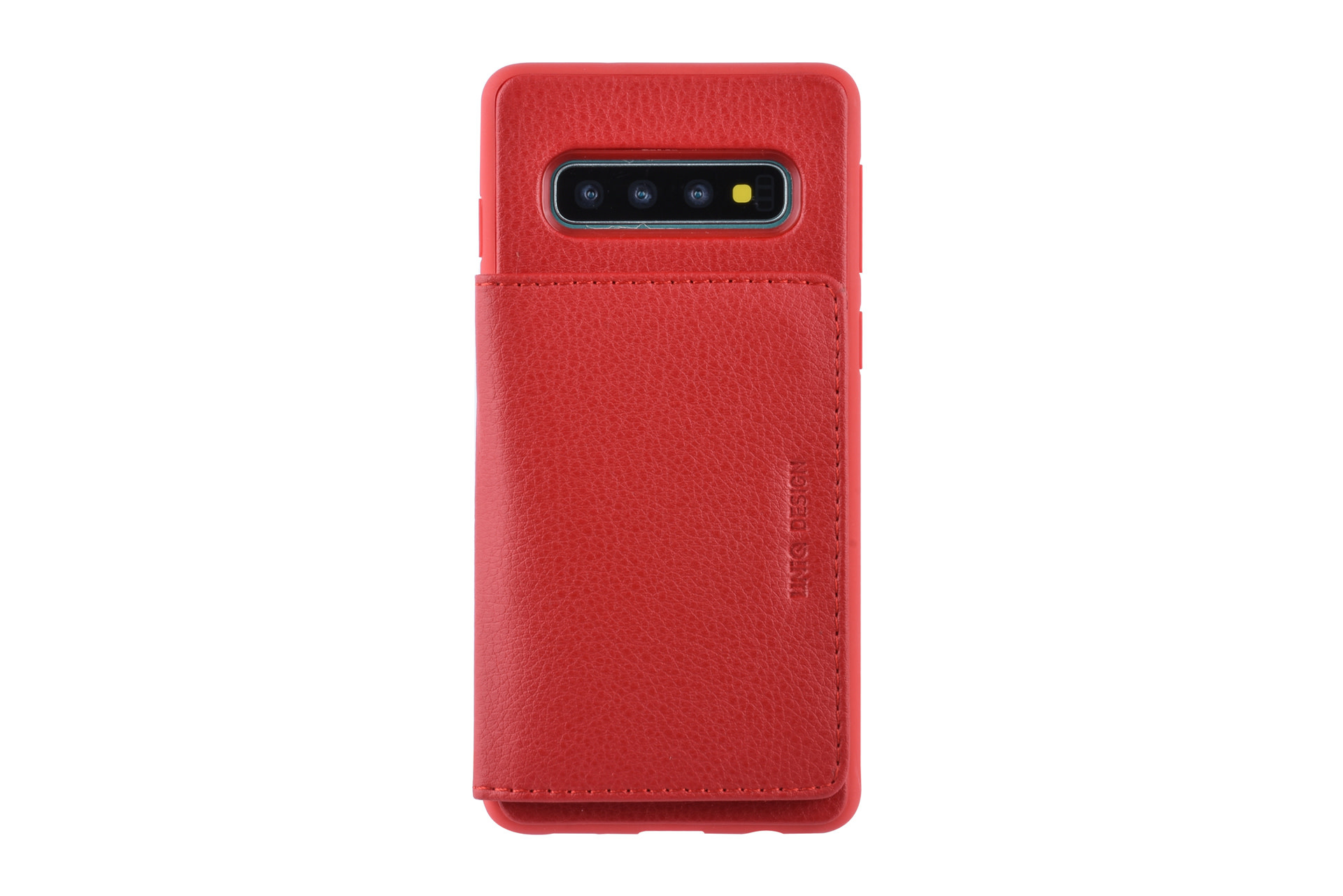 UNIQ Accessory UNIQ Accessory Galaxy S10 Kunstleer Backcover hoesje - Rood, foto 2 van 6