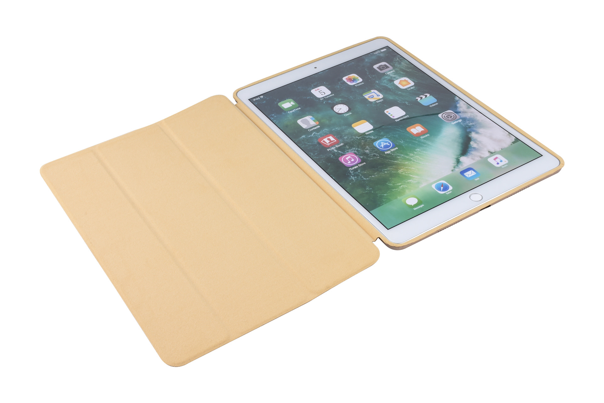 Apple iPad Air 3 Goud Smart Case - Book Case Tablethoes, foto 2 van 6