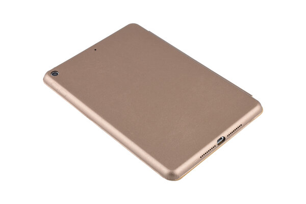 Apple iPad Mini 5 Goud Smart Case - Book Case Tablethoes Apple iPad Mini 5 Goud Smart Case - Book Case Tablethoes
