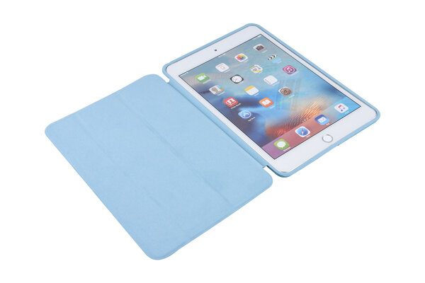 Apple iPad Mini 5 Blauw Smart Case - Book Case Tablethoes Apple iPad Mini 5 Blauw Smart Case - Book Case Tablethoes