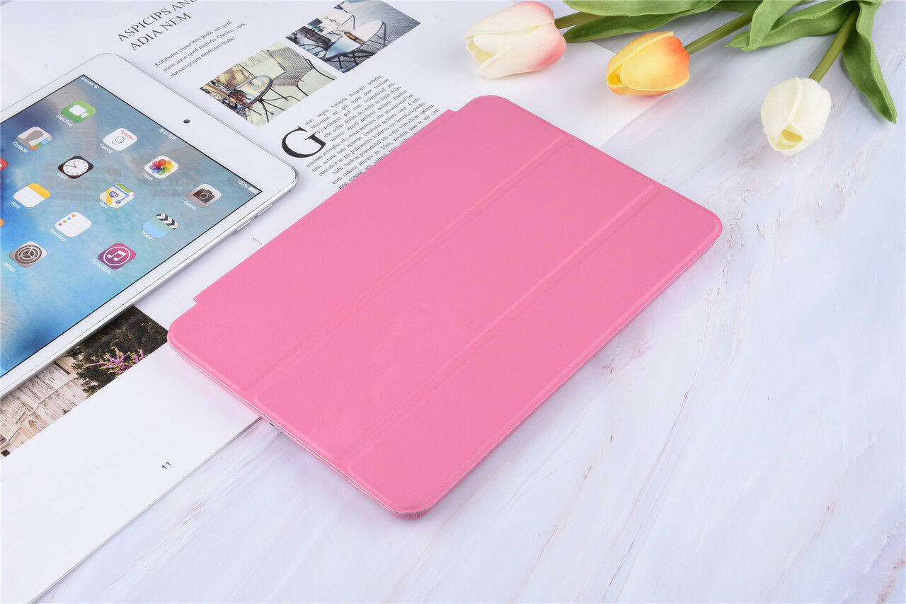 Apple iPad Mini 5 Roze Smart Case - Book Case Tablethoes Apple iPad Mini 5 Roze Smart Case - Book Case Tablethoes
