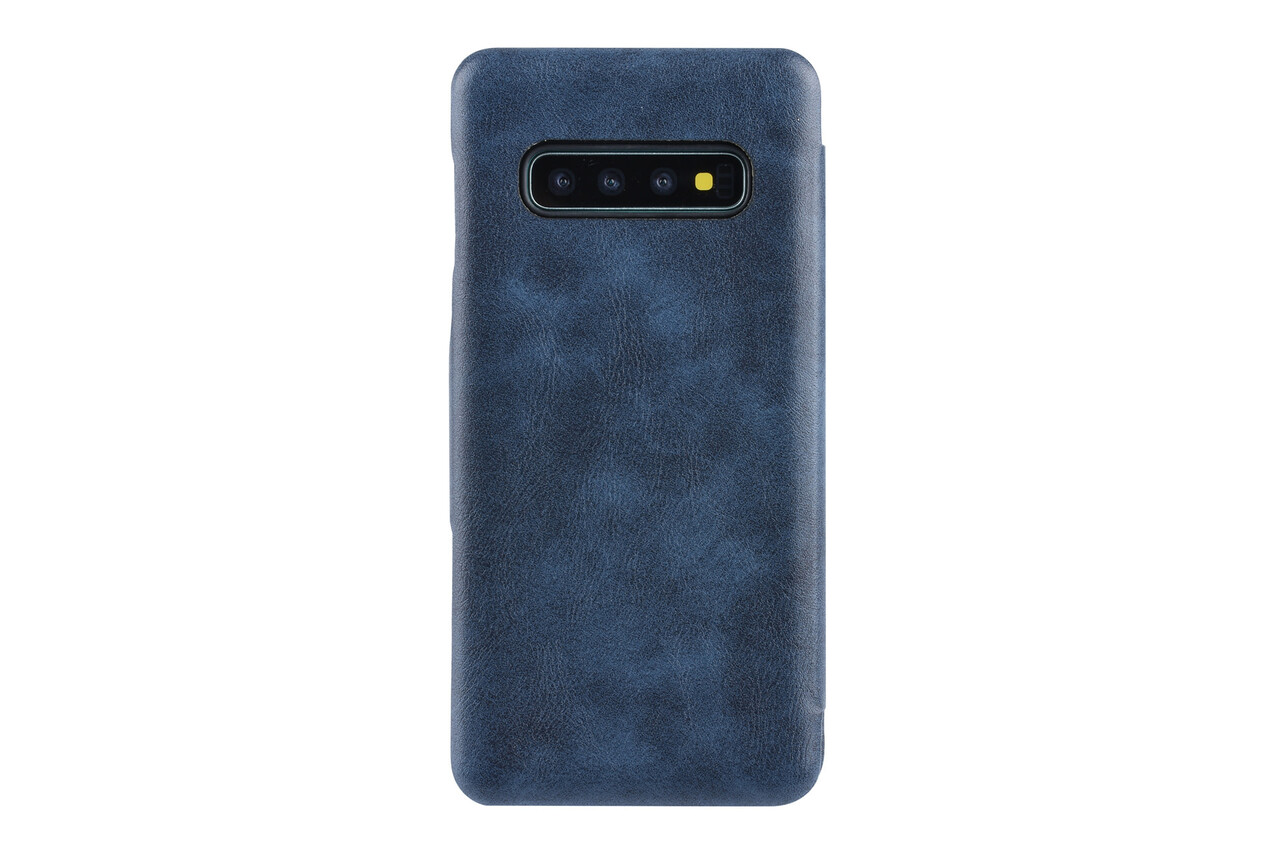 UNIQ Accessory UNIQ Accessory Blauw hoesje Galaxy S10 - Luxe Book Case UNIQ Accessory UNIQ Accessory Blauw hoesje Galaxy S10 - Luxe Book Case