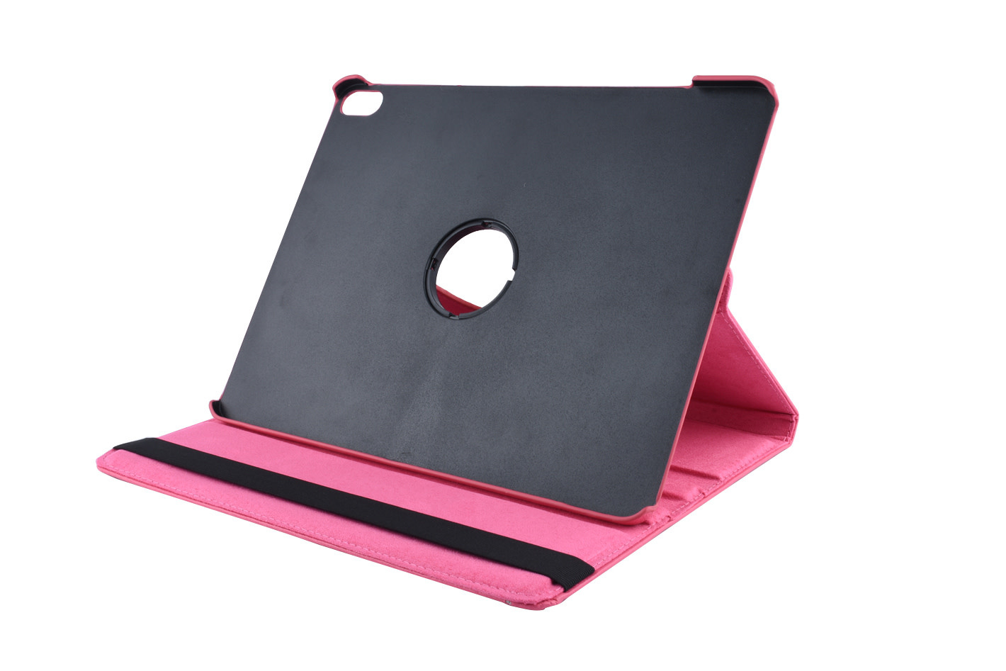 Apple iPad Pro 12.9 (2018) Hot Pink 360 graden draaibare hoes - Book Case Tablethoes, foto 3 van 6