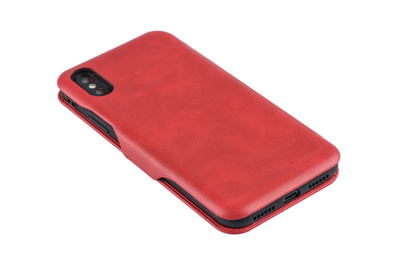 UNIQ Accessory Apple iPhone X;iPhone Xs Kartenhalter Rot Book-Case hul -Magnetverschluss - Kunststof;TPU UNIQ Accessory Apple iPhone X;iPhone Xs Kartenhalter Rot Book-Case hul -Magnetverschluss - Kunststof;TPU