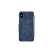 UNIQ Accessory UNIQ Accessory Blauw hoesje iPhone X-Xs - Book Case - Pasjeshouder - Magneetsluiting UNIQ Accessory UNIQ Accessory Blauw hoesje iPhone X-Xs - Book Case - Pasjeshouder - Magneetsluiting