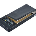 UNIQ Accessory UNIQ Accessory Galaxy S10 Kunstleer Backcover hoesje met rits - Zwart