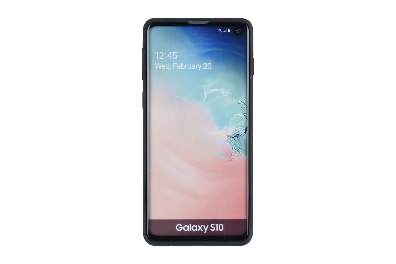 UNIQ Accessory UNIQ Accessory Galaxy S10 Kunstleer Backcover hoesje met rits - Zwart UNIQ Accessory UNIQ Accessory Galaxy S10 Kunstleer Backcover hoesje met rits - Zwart
