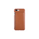 UNIQ Accessory UNIQ Accessory iPhone 7-8 Plus Kunstleer Backcover hoesje met rits - Bruin UNIQ Accessory UNIQ Accessory iPhone 7-8 Plus Kunstleer Backcover hoesje met rits - Bruin