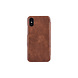 UNIQ Accessory UNIQ Accessory Bruin hoesje iPhone X-Xs - Luxe Book Case UNIQ Accessory UNIQ Accessory Bruin hoesje iPhone X-Xs - Luxe Book Case