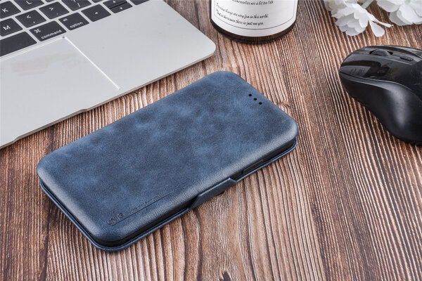 UNIQ Accessory Apple iPhone XR Kartenhalter Blau Book-Case hul -Magnetverschluss - Kunststof;TPU UNIQ Accessory Apple iPhone XR Kartenhalter Blau Book-Case hul -Magnetverschluss - Kunststof;TPU