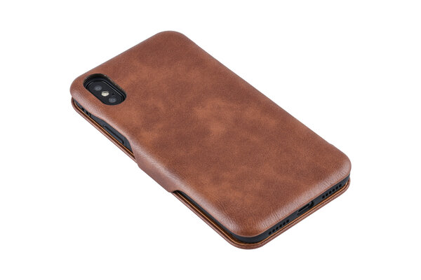 UNIQ Accessory Apple iPhone X;iPhone Xs Kartenhalter Braun Book-Case hul -Magnetverschluss - Kunststof;TPU UNIQ Accessory Apple iPhone X;iPhone Xs Kartenhalter Braun Book-Case hul -Magnetverschluss - Kunststof;TPU