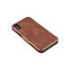 UNIQ Accessory UNIQ Accessory Bruin hoesje iPhone X-Xs - Luxe Book Case UNIQ Accessory UNIQ Accessory Bruin hoesje iPhone X-Xs - Luxe Book Case