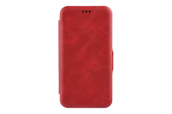 UNIQ Accessory Apple iPhone X;iPhone Xs Titulaire de la carte Rouge Book type housse - Fermeture magnétique UNIQ Accessory Apple iPhone X;iPhone Xs Titulaire de la carte Rouge Book type housse - Fermeture magnétique
