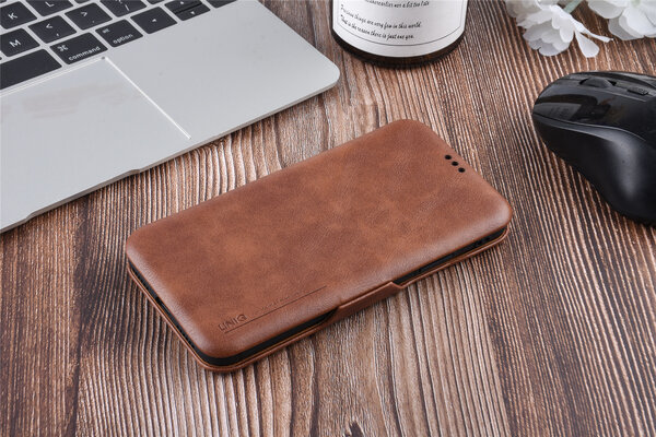 UNIQ Accessory Apple iPhone X;iPhone Xs Kartenhalter Braun Book-Case hul -Magnetverschluss - Kunststof;TPU UNIQ Accessory Apple iPhone X;iPhone Xs Kartenhalter Braun Book-Case hul -Magnetverschluss - Kunststof;TPU