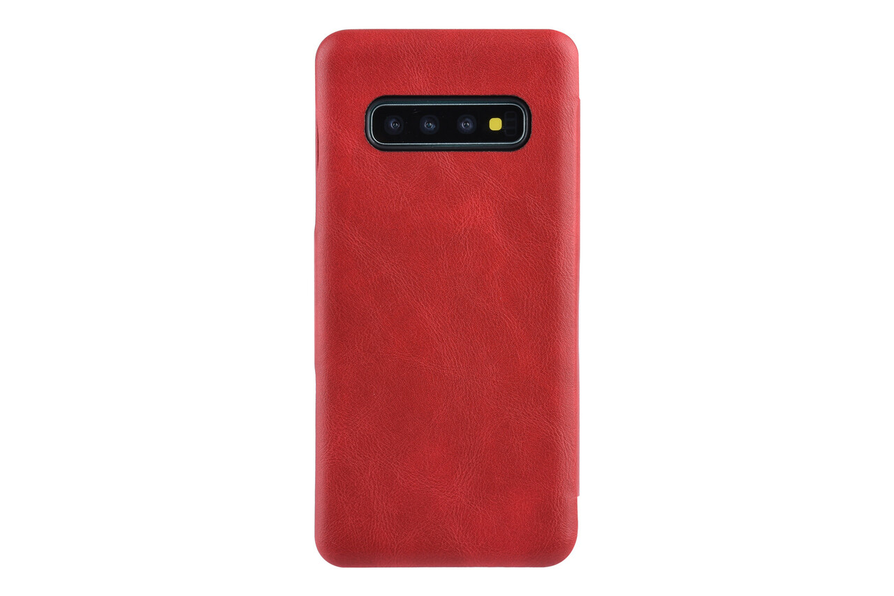 UNIQ Accessory Samsung Galaxy S10+ Titulaire de la carte Rouge Book type housse - Fermeture magnétique UNIQ Accessory Samsung Galaxy S10+ Titulaire de la carte Rouge Book type housse - Fermeture magnétique